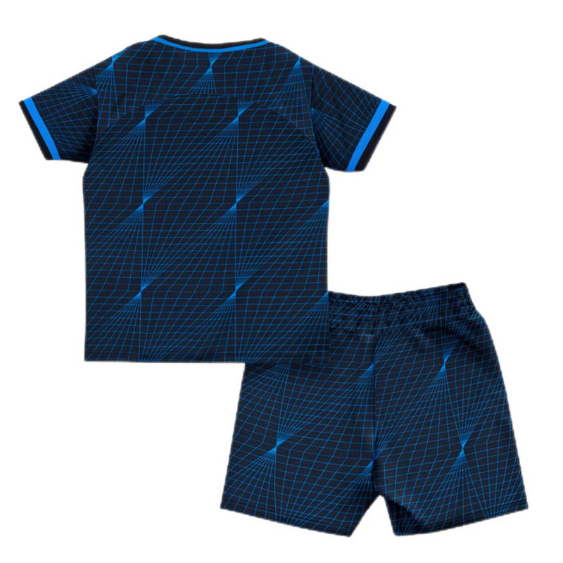 Kids Chelsea Away Kit 2023/2024 - Blue