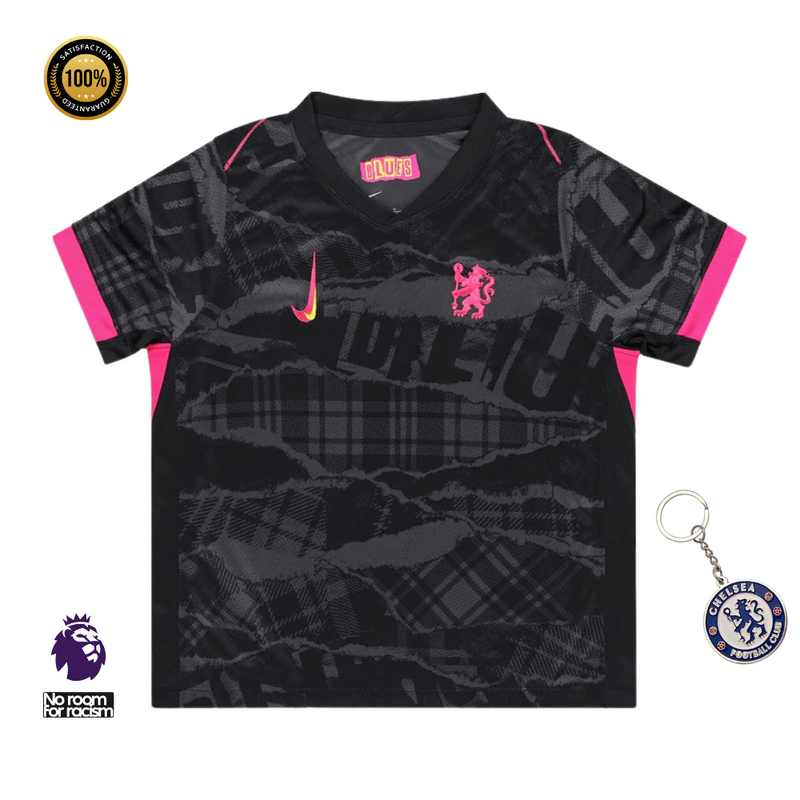 Kids Chelsea Third Kit 2024/2025 - Black