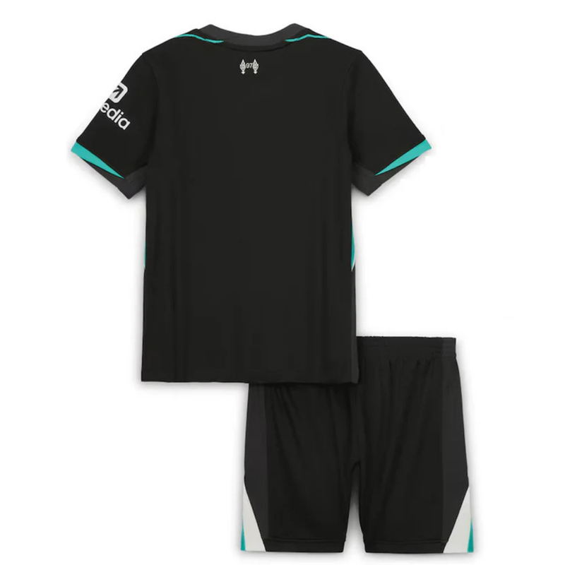 Kids Liverpool Away Kit 2024/2025 - Black