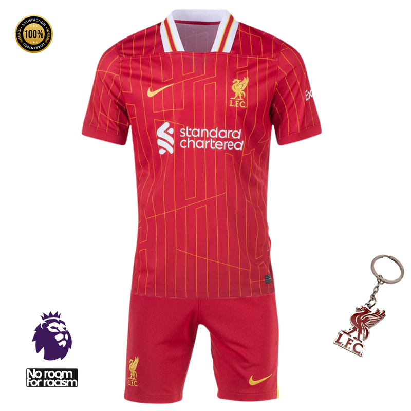 Kids Liverpool Home Kit 2024/2025 - Red