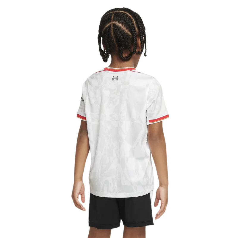 Kids Liverpool Third Kit 2024/2025 - White UCL